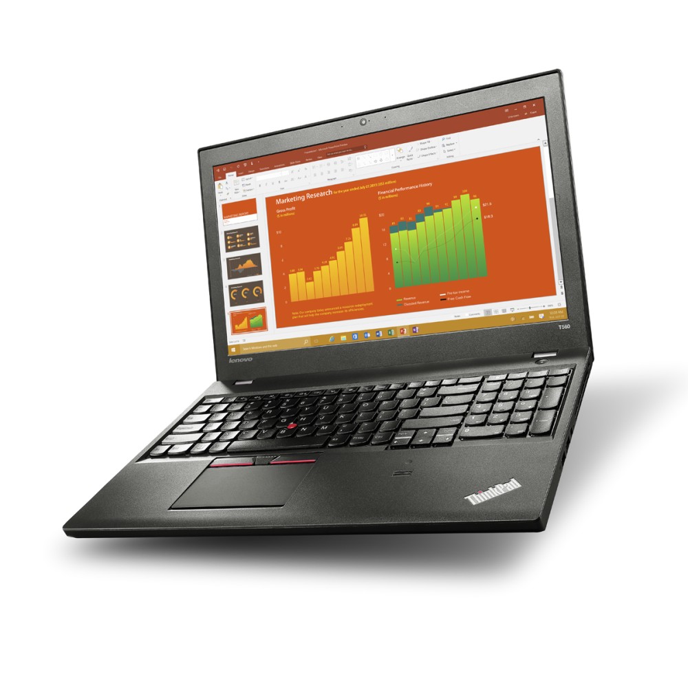 Lenovo ThinkPad T560 Intel® Core™ i7 i7-6600U Laptop 39.6 cm (15.6') Full HD 8 GB DDR3L-SDRAM 256 GB SSD Wi-Fi 5 (802.11ac)...