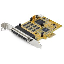 StarTech.com 8-Port PCI Express RS232 Serial Adapter Card, PCIe RS232 Serial Card, 16C1050 UART, Multiport Serial DB9...