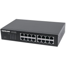 Intellinet 16-Port Gigabit Ethernet Switch, 16-Port RJ45 10/100/1000 Mbps, IEEE 802.3az Energy Efficient Ethernet, Desktop...