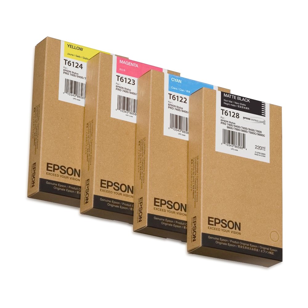 Epson Singlepack Matte Black T612800 220 ml