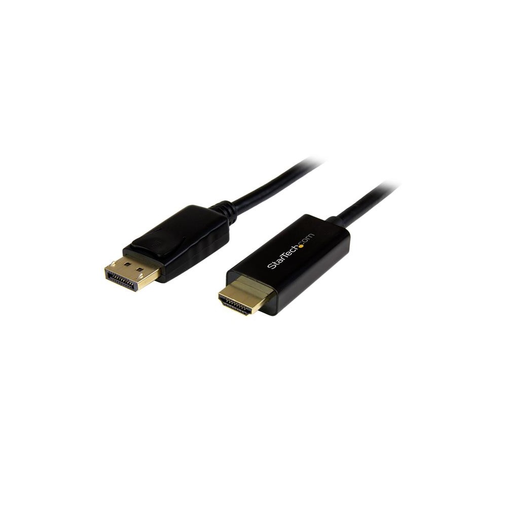 StarTech.com 16ft (5m) DisplayPort to HDMI Cable - 4K 30Hz - DisplayPort to HDMI Adapter Cable - DP 1.2 to HDMI Monitor Cable...