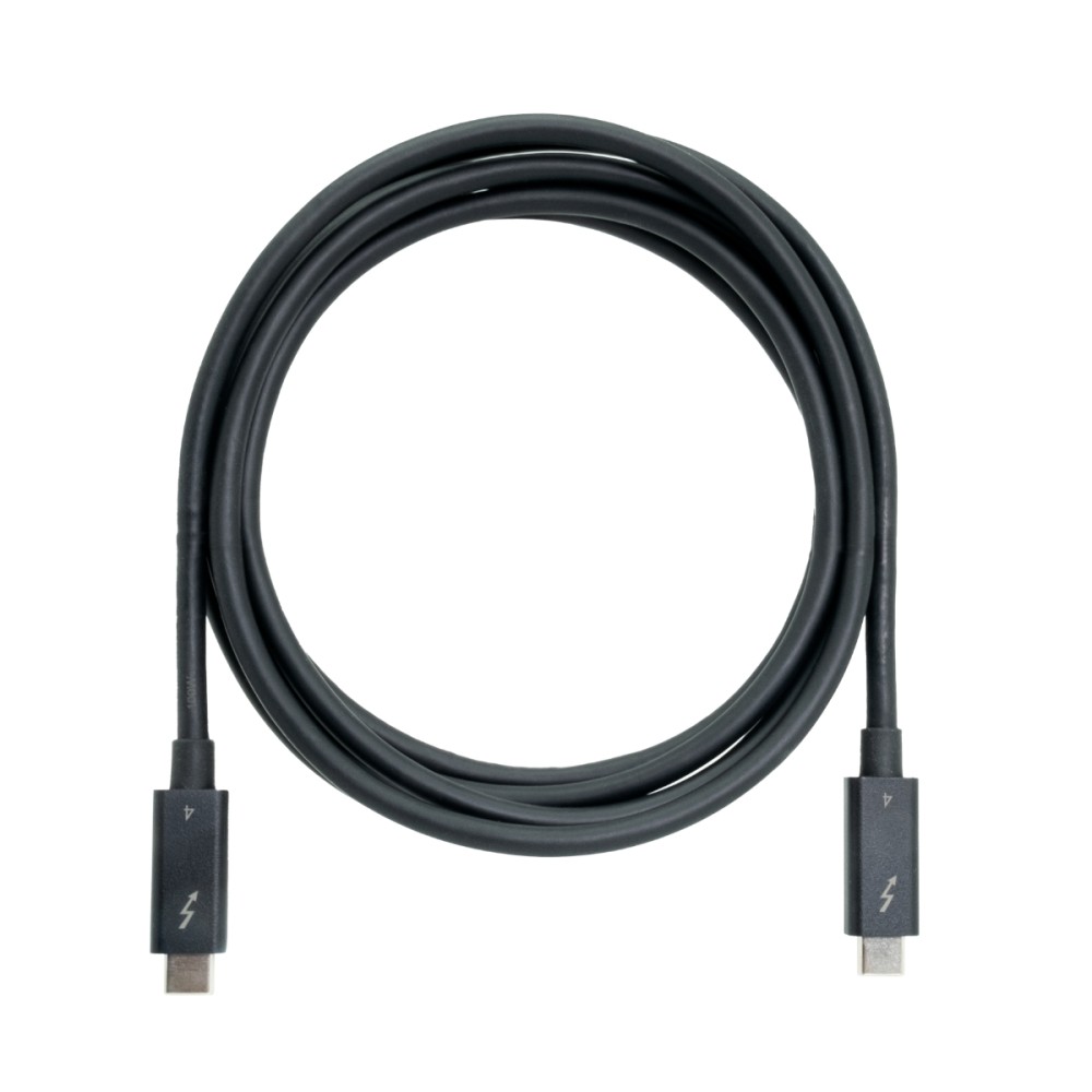 QNAP CAB-TBT4-2M Thunderbolt cable 40 Gbit/s Black QNAP CAB-TBT4-2M Thunderbolt cable 40 Gbit/s Black
