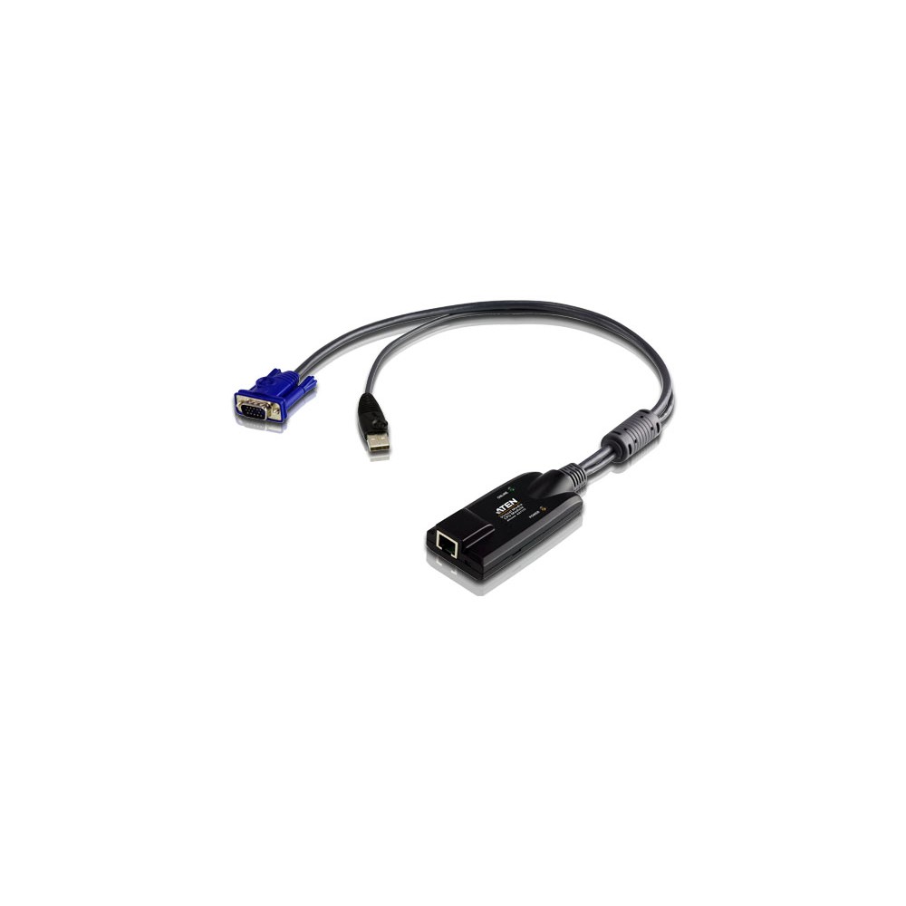 ATEN USB - VGA to Cat5e/6 KVM Adapter Cable (CPU Module), with Virtual Media Support ATEN USB - VGA to Cat5e/6 KVM Adapter Cable (CPU Module), with Virtual Media Support