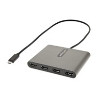 StarTech.com USB C to Quad HDMI Adapter, USB-C to 4x HDMI Monitor Converter for Windows (no support for macOS/ChromeOS/Linux)...