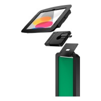 Compulocks iPad Air 10.9' (4-5th Gen) Space Enclosure Brandable Floor Stand Plus Hub Black