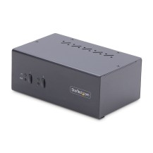 StarTech.com 2-Port Dual-Monitor DisplayPort KVM Switch, 4K 60Hz, 2x USB 5Gbps Hub Ports, 2x USB 2.0 HID Ports, Hotkey and...
