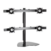 Chief Widescreen Quad Monitor Table Stand Desk Black