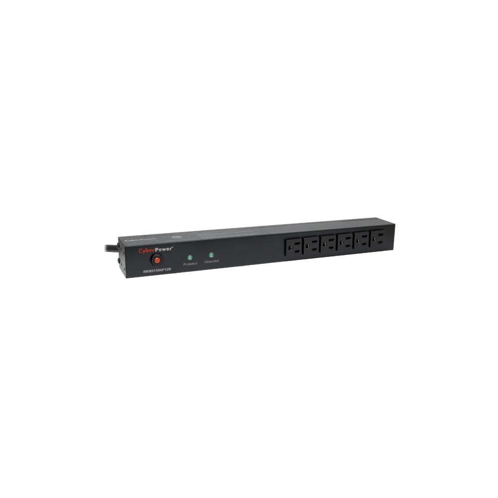 CyberPower RKBS15S6F8R surge protector Black 14 AC outlet(s) 120 V 4.57 m