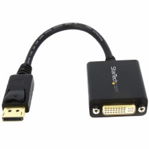 StarTech.com DisplayPort to DVI Adapter - DisplayPort to DVI-D Adapter Video Converter 1080p - DP 1.2 to DVI Monitor/Display...