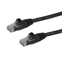 StarTech.com 100ft CAT6 Ethernet Cable - Black CAT 6 Gigabit Ethernet Wire -650MHz 100W PoE RJ45 UTP Network/Patch Cord...