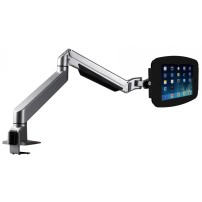 Compulocks iPad Pro 12.9' (3-6th Gen) Space Enclosure Articulating Arm Mount Black