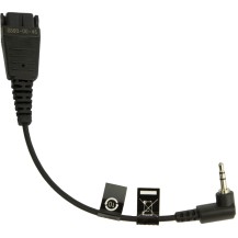 Jabra 8800-00-46 audio cable 0.15 m QD 2.5mm jack Black