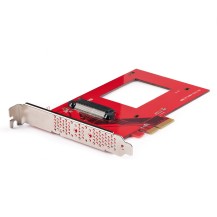 StarTech.com U.3 to PCIe Adapter Card, PCIe 4.0 x4 Adapter For 2.5' U.3 NVMe SSDs, SFF-TA-1001 PCI Express Add-in Card for...