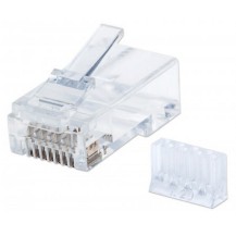 Intellinet 790611 wire connector RJ-45 Transparent, White