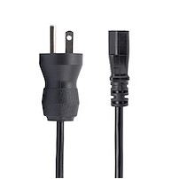 StarTech.com 15ft (4.5m) Hospital Grade Power Cord, 18AWG, NEMA 5-15P to C13, 10A 125V, Green Dot Medical Power Cable, PC...