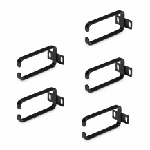 StarTech.com 5-Pack 1U Vertical Cable Management D-Ring Hooks, Cable Manager For 19' Server Racks/Cabinets, Network Rack Wire...