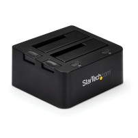 StarTech.com Dual-Bay USB 3.0 to SATA and IDE Hard Drive Docking Station, USB Hard Drive Dock, External 2.5/3.5' SATA...