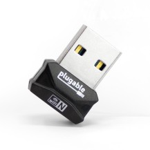 Plugable Technologies USB 2.0 Wireless N 802.11n 150 Mbps Nano WiFi Network Adapter (Realtek RTL8188EUS Chipset) Driverless...
