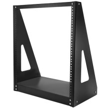 StarTech.com 2-Post 12U Heavy-Duty Desktop Server Rack, Small Open Frame 19in Computer Rack, Compact Network Rack for AV /...