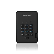iStorage diskAshur² SSD 4TB Black - Secure Portable Solid State Drive -AES-XTS 256-bit Hardware Encryption - PIN protected...