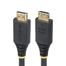 StarTech.com 6ft (1.8m) High Speed HDMI Cable with Gripping Connectors, 4K 60Hz/1440p 144Hz, HDR10/HDCP 2.2/ARC, 18Gbps, UHD...