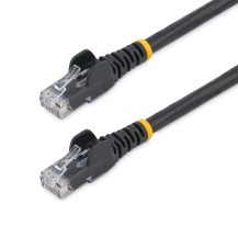 StarTech.com 15 ft. CAT6 Ethernet cable - 10 Pack - ETL Verified - Black CAT6 Patch Cord - Snagless RJ45 Connectors - 24 AWG...