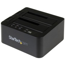 StarTech.com Standalone Hard Drive Duplicator, Dual Bay HDD/SSD Cloner/Copier, USB 3.1 (10Gbps) to SATA III HDD/SSD Docking...