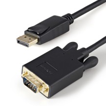 StarTech.com 3ft (1m) DisplayPort to VGA Cable - Active DisplayPort to VGA Adapter Cable - 1080p Video - DP to VGA Monitor...