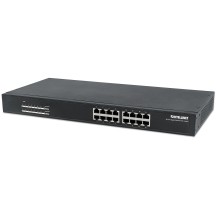 Intellinet 16-Port Gigabit Ethernet PoE+ Switch, 16 x PoE ports, IEEE 802.3at/af Power-over-Ethernet (PoE+/PoE), Endspan...