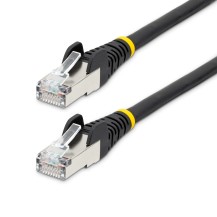 StarTech.com NLBK-10F-CAT6A-PATCH networking cable Black 3 m S/FTP (S-STP)