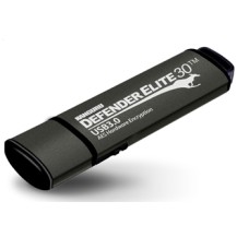 iStorage Kanguru Defender Elite30™ USB 3.0 128GB- Secure Flash Drive - FIPS 197 Certified, 256-bit AES hardware encryption...
