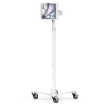 Compulocks iPad Air M2 13' (2024), Apex Enclosure Rolling Cart - Rise Freedom Extended White