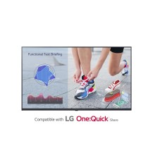 LG 43UL3J-M Signage Display Digital signage flat panel 109.2 cm (43') LCD Wi-Fi 300 cd/m² 4K Ultra HD Blue WebOS 16/7