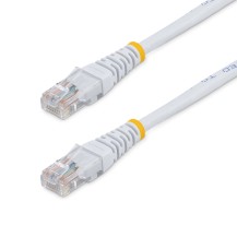 StarTech.com Cat5e Patch Cable with Molded RJ45 Connectors - 10 ft. - White
