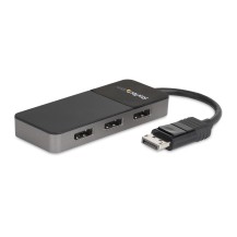 StarTech.com 3 Port Multi Monitor Adapter - DisplayPort 1.4 to 3x 4K DisplayPort Video Splitter - Dual or Triple 4K...