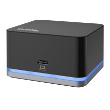 Plugable Technologies PLUGABLE USB C CUBE - MINI DOCK Wired USB 3.2 Gen 1 (3.1 Gen 1) Type-C Black