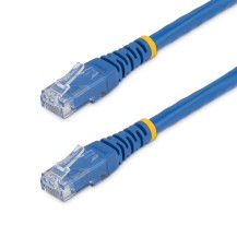 StarTech.com 15ft CAT6 Ethernet Cable - Blue CAT 6 Gigabit Ethernet Wire -650MHz 100W PoE RJ45 UTP Molded Network/Patch Cord...