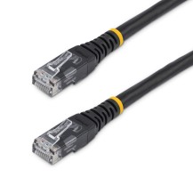 StarTech.com 7ft CAT6 Ethernet Cable - Black CAT 6 Gigabit Ethernet Wire -650MHz 100W PoE RJ45 UTP Molded Network/Patch Cord...