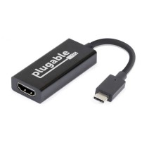 Plugable Technologies USB C to HDMI 2.0 Adapter Compatible with 2018 iPad Pro, 2018 MacBook Air, 2018 MacBook Pro, Dell XPS...