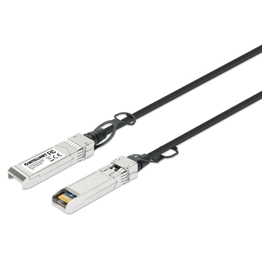 Intellinet 2m 10G SFP+ Passive Direct Attach Copper Twinax Cable 30AWG MSA SFP-H10GB-CU2M compatible