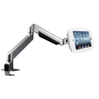 Compulocks iPad Pro 12.9' (3-6th Gen) Space Enclosure Articulating Arm Mount White