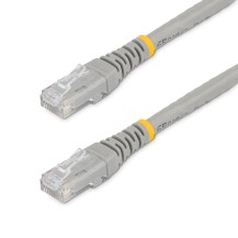 StarTech.com 6ft CAT6 Ethernet Cable - Gray CAT 6 Gigabit Ethernet Wire -650MHz 100W PoE RJ45 UTP Molded Network/Patch Cord...