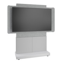 Middle Atlantic Products FM-DS-4875FS-BD8W TV mount/stand 165.1 cm (65') Grey, Silver, White