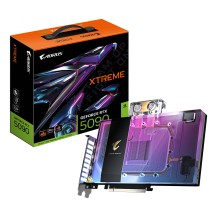 GIGABYTE AORUS GeForce RTX 5090 XTREME WATERFORCE WB 32G Graphics Card - 32GB GDDR7, 512bit, PCI-E 5.0, 2655MHz Core Clock, 3...