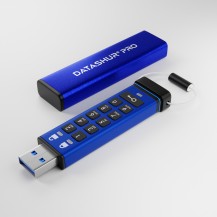 iStorage datAshur PRO 4 GB - Secure Flash Drive - FIPS 140-2 Level 3 Certified- NLNCSA DEP-V Certified - NATO Restricted...
