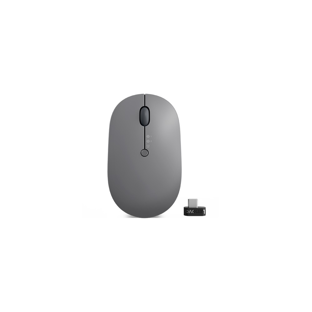 Lenovo Go Multi-Device mouse Office Ambidextrous RF Wireless + Bluetooth Optical 2400 DPI Lenovo Go Multi-Device mouse Office Ambidextrous RF Wireless + Bluetooth Optical 2400 DPI