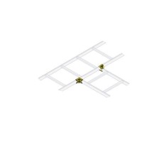 Middle Atlantic Products Horizontal 90 degree Tee Splice Hardware 1 pair