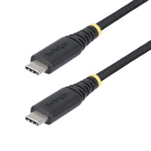 StarTech.com 6ft (1.8m) USB-C Charging Cable, 240W (5A) PD EPR, Dual-Layer Silicone/Braided Jacket, USB 2.0 Laptop Charger...
