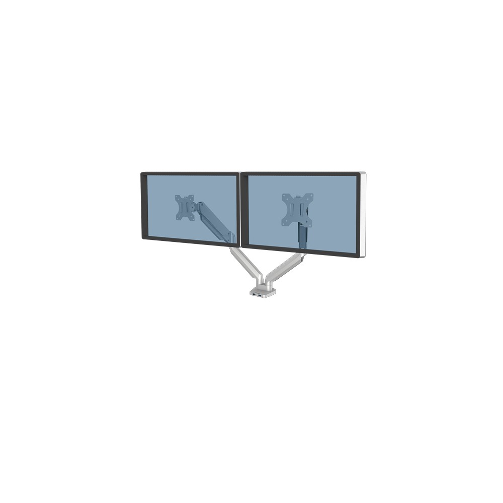 Fellowes Platinum Series Dual Monitor Arm - Monitor Mount for Two 8KG 40 Inch Screens - Adjustable Dual Monitor Desk Mount... Fellowes Platinum Series Dual Monitor Arm - Monitor Mount for Two 8KG 40 Inch Screens - Adjustable Dual Monitor Desk Mount...
