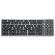 DELL KB740 keyboard Office RF Wireless + Bluetooth QWERTY English Grey, Black